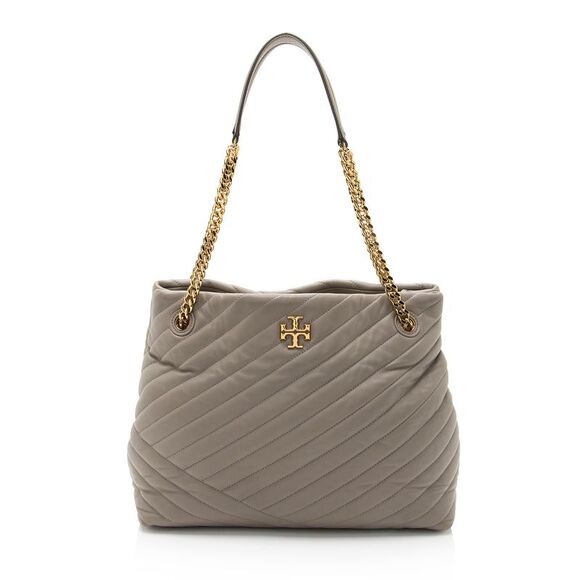 Tory Burch Handbags - Tory Burch Chevron Leather Kira Tote